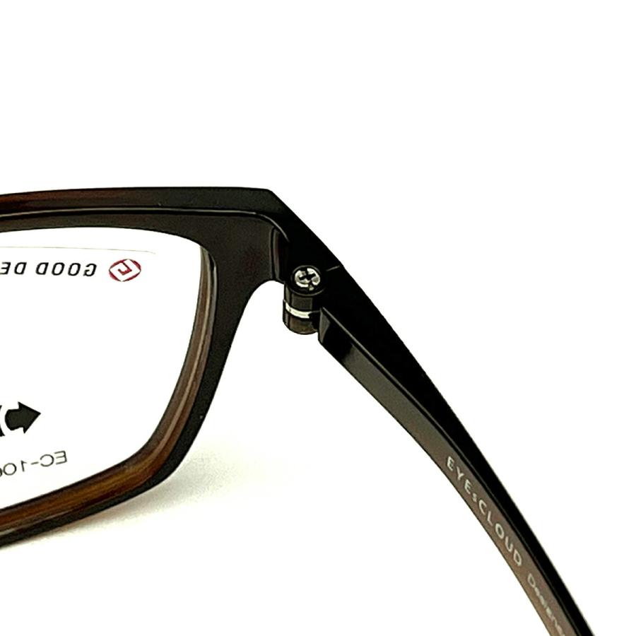 大きいサイズ 度付きレンズセット EC-1060 col.4 58mm EYEs CLOUD アイ