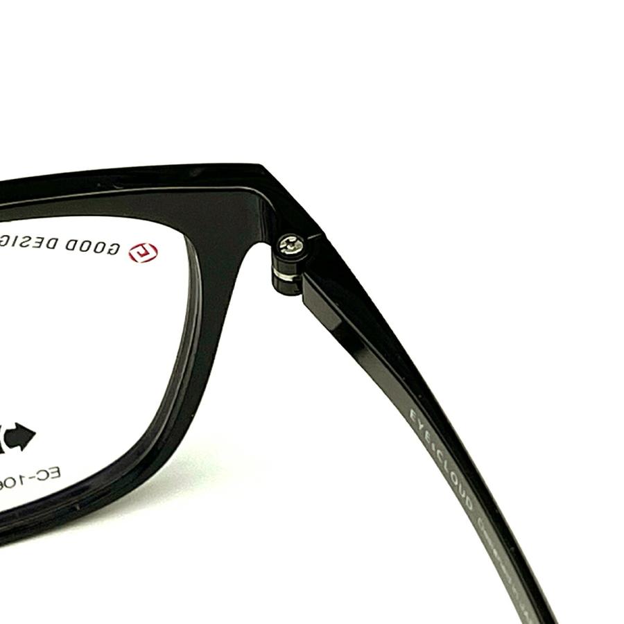 大きいサイズ 度付きレンズセット EC-1061 col.1 57mm EYEs CLOUD アイ