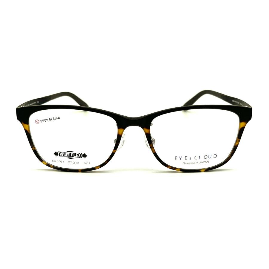 大きいサイズ メガネ EC-1061 col.2 57mm EYEs CLOUD アイクラウド