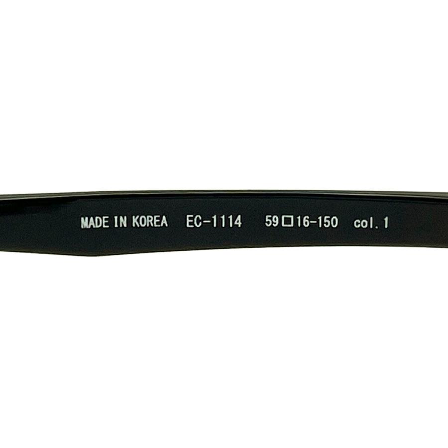 大きいサイズ メガネ EC-1114 col.1 59mm EYEs CLOUD アイクラウド