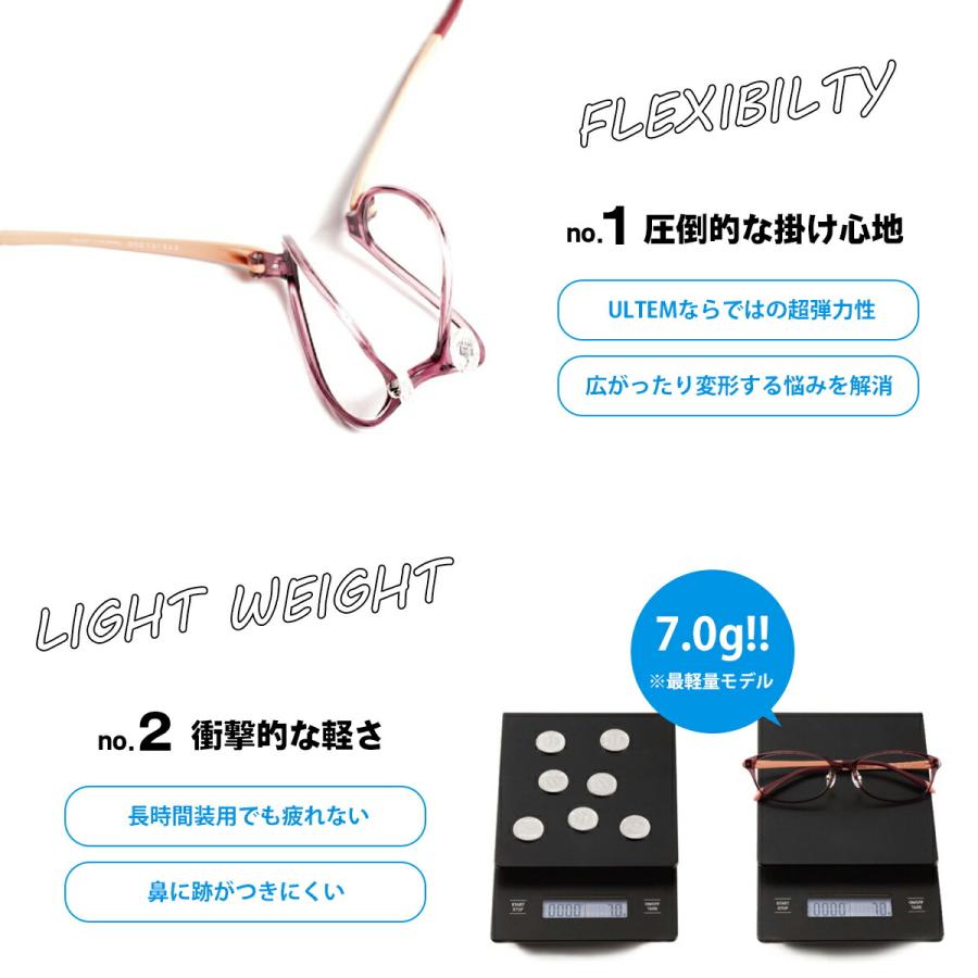 大きいサイズ 度付きレンズセット EC-1114 col.2 59mm EYEs CLOUD アイ
