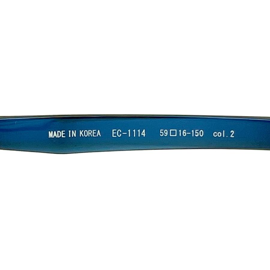 大きいサイズ メガネ EC-1114 col.2 59mm EYEs CLOUD アイクラウド