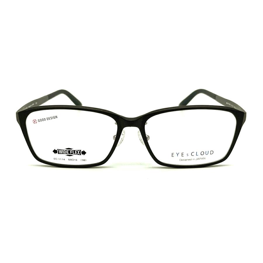 大きいサイズ メガネ EC-1114 col.5 59mm EYEs CLOUD アイクラウド