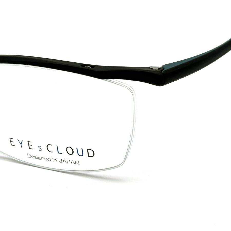 アイクラウド メガネ EC-1115 col.5 55mm EYEs CLOUD フレーム 超軽量 ウルテム樹脂 メンズ レディース アイクラウド メガネ EC-1115 col.5 55mm EYEs CLOUD フレーム 超軽量