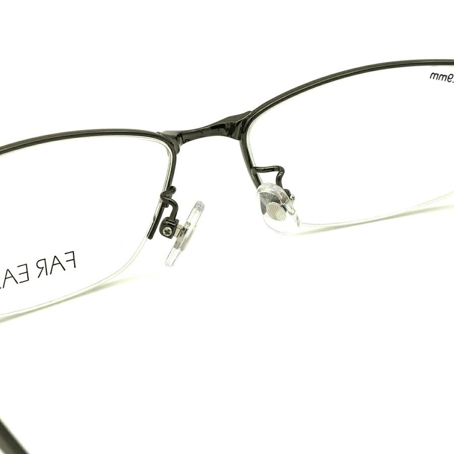 大きいサイズ メガネ FE-012 col.2 57mm ファーイースト FAR EAST チタン フレーム BIG ワイド 大きい顔 大柄 ファーイースト 大きいサイズ メガネ FE-012 col.2 57mm FAR EAST