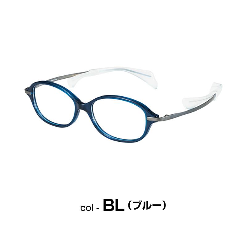 鼻に跡がつかない メガネ FG24510 ちょこシー フレーム 伊達 度