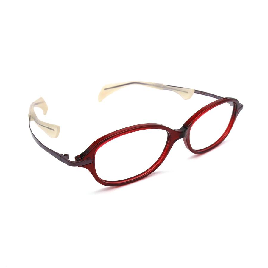 鼻に跡がつかない メガネ FG24510 ちょこシー フレーム 伊達 度付き 鼻