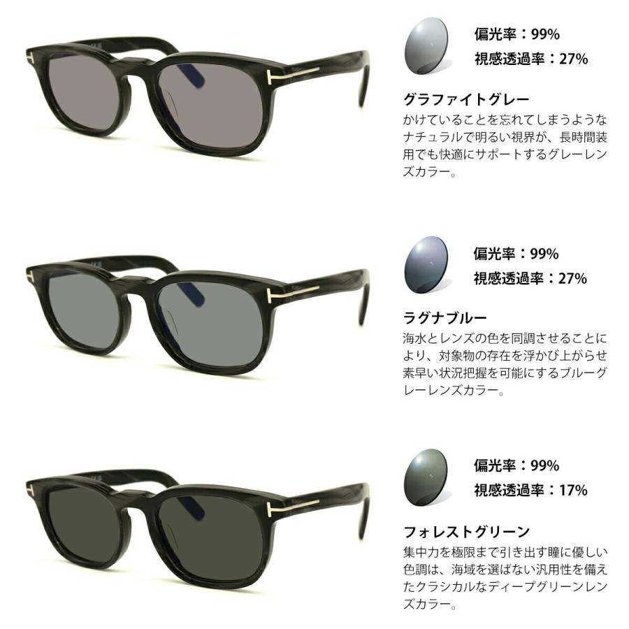 トムフォード 偏光 サングラス RARTS FT5930DB (TF5930DB) col.063 52mm TOM FORD アジアンフィット アーツ UVカット 国内正規品の画像