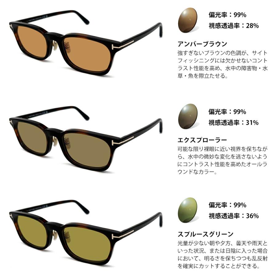トムフォード 偏光 サングラス RARTS FT6111DB (TF6111DB) col.052 53mm TOM FORD アジアンフィット アーツ UVカット 国内正規品の画像