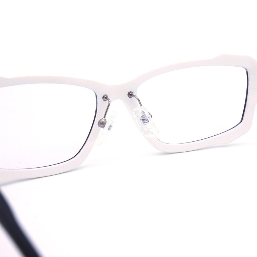 ゲーム メガネ ゴッドアイ 白 ゲーミンググラス パソコン 眼鏡 e