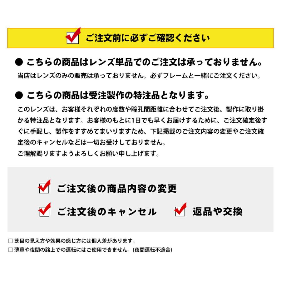イトーレンズ 度付きレンズ ゴルフ UVカット ItoLens GOLF167 内面非