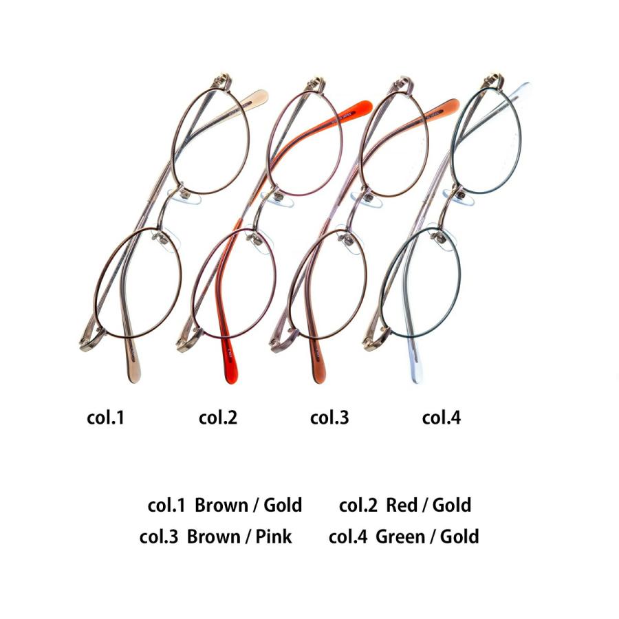 ハスキーノイズ メガネ H-197 4色 45mm HUSKY NOISE 日本製 鯖江