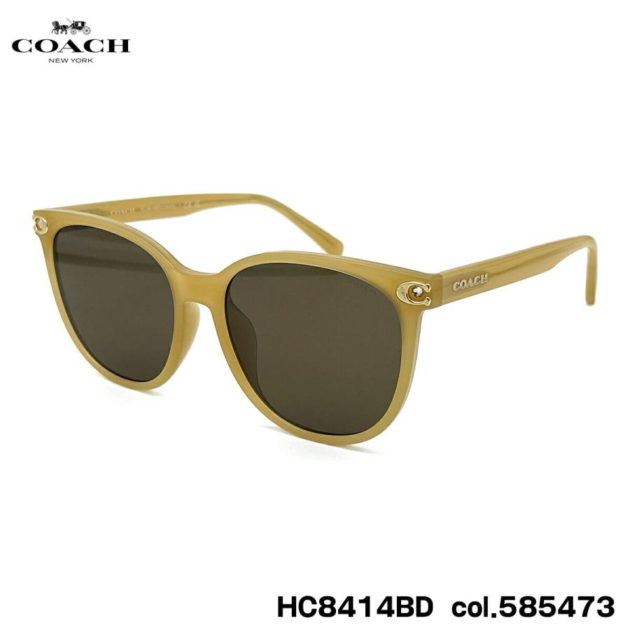 コーチ サングラス HC8414BD col.585473 57mm COACH アジアンフィット UVカット 紫外線カット 国内正規品 新品 COACH（コーチ） サングラス HC8414BD col.585473 57mm COACH アジアン
