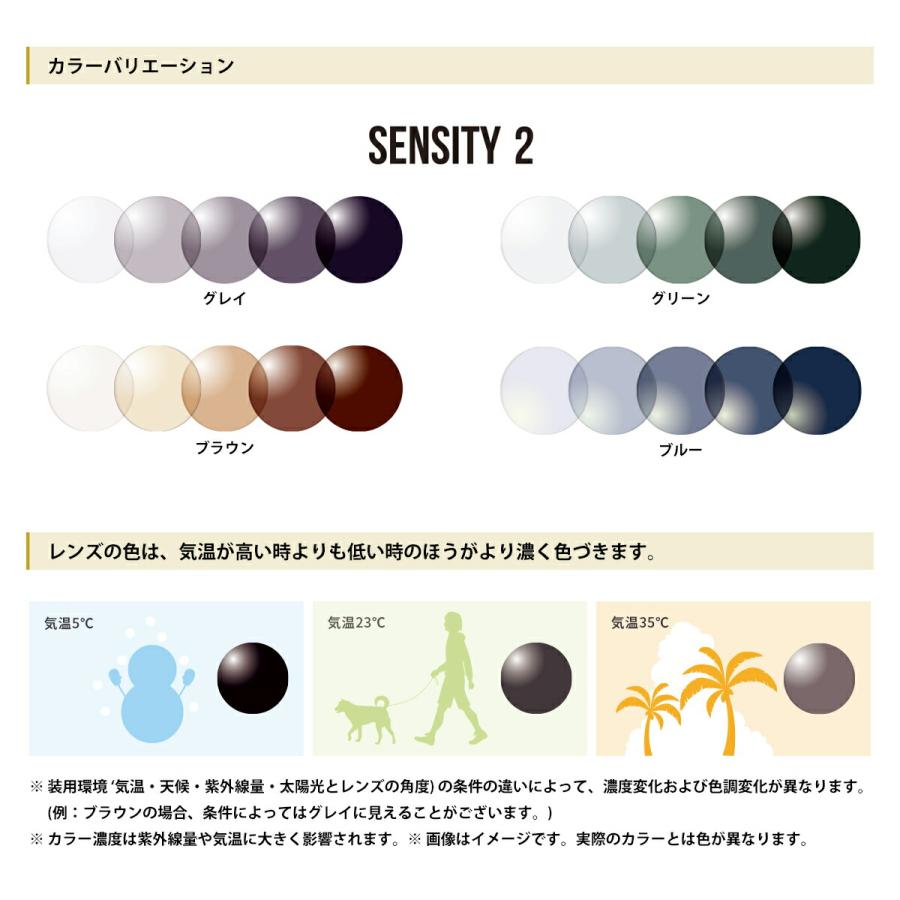 HOYA 度付きレンズ 調光 センシティ2 HOYA SENSITY2 球面 超薄型 HL67