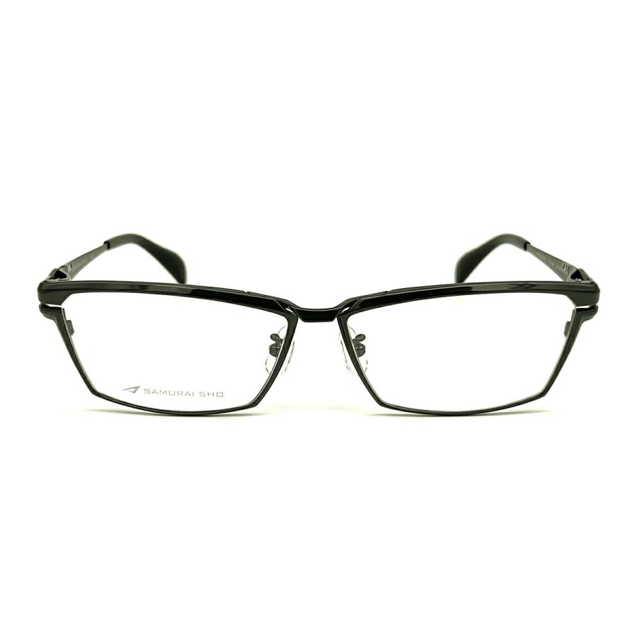 サムライ翔 2025 メガネ SS-J227 col.2 59mm SAMURAI翔 仁 No.63 日本製 メンズ フレーム 大きいサイズ 度付き対応可 サムライ翔 2025 メガネ SS-J227 col.2 59mm SAMURAI翔 仁 No.63 日本