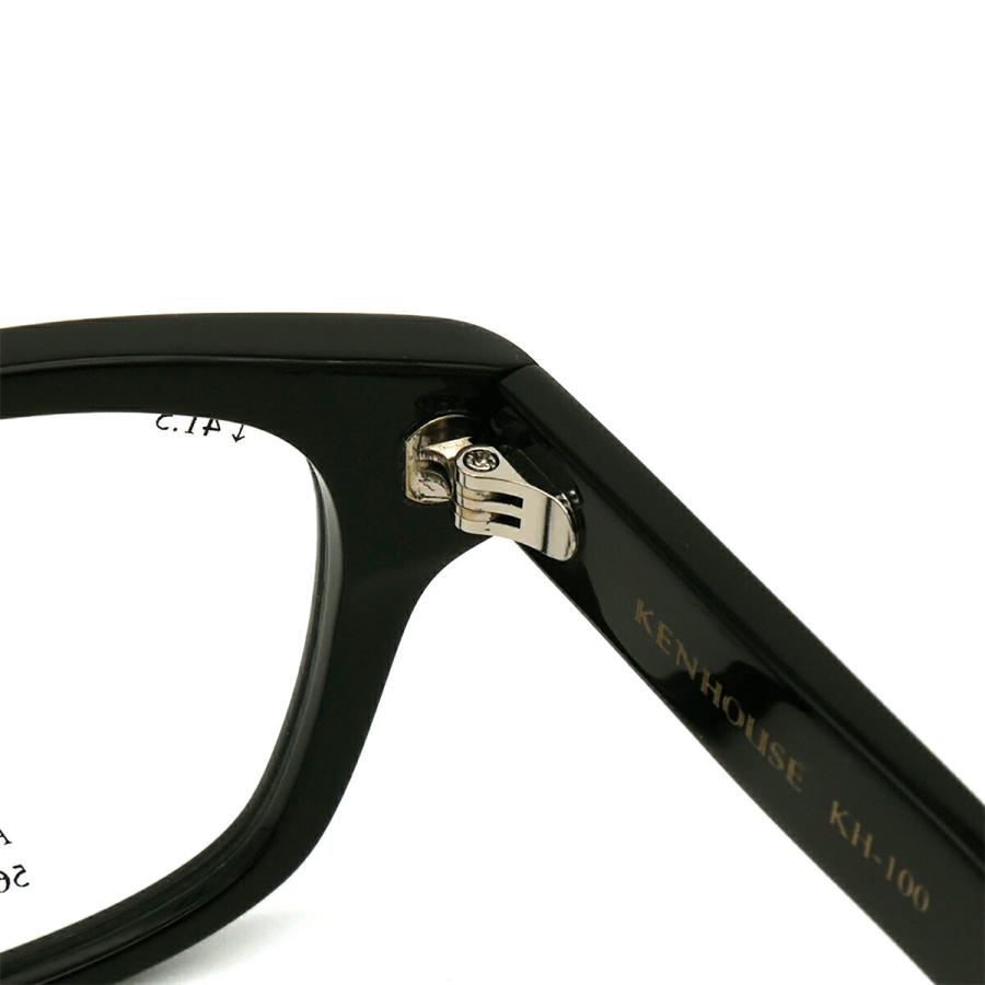 大きいサイズ ダテメガネ KH-100 col.1 58mm 60mm ケンハウス KENHOUSE