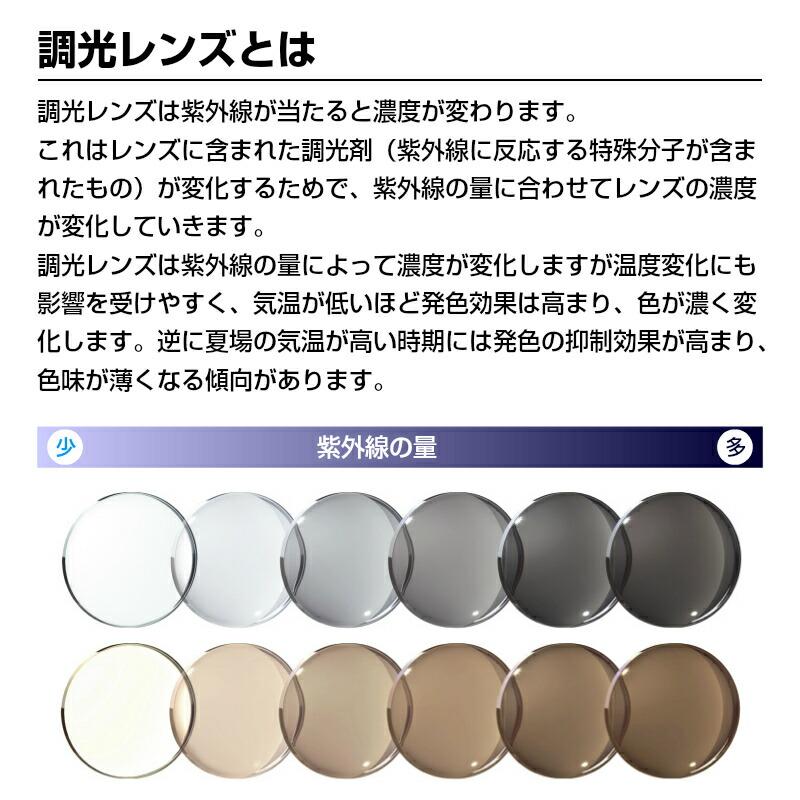 大きいサイズ 調光 サングラス MDS-124 col.1 60mm マンハッタン