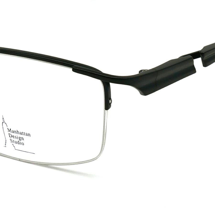 大きいサイズ メガネ MDS-518 col.2 60mm マンハッタンデザイン