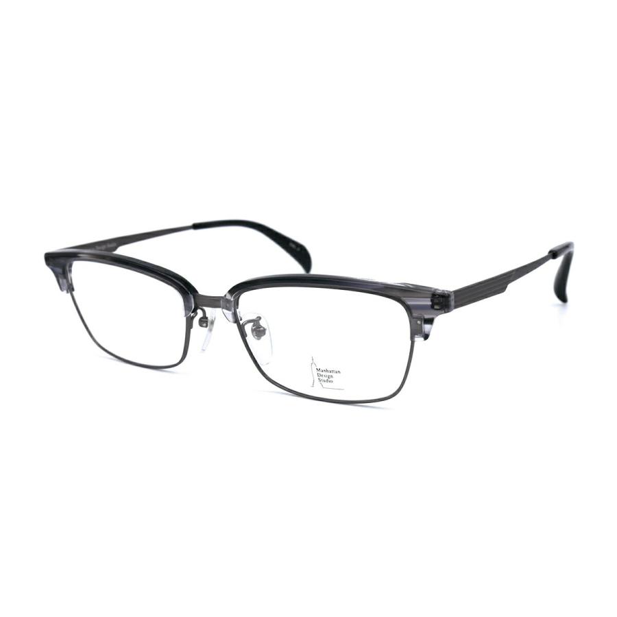 メガネ 大きいサイズ メガネ MDS-523 col.2 58mm マンハッタンデザイン