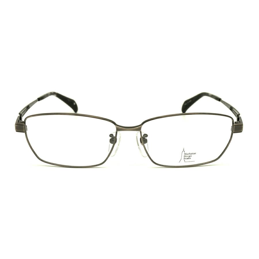 大きいサイズ メガネ MDS-524 col.1 60mm マンハッタンデザイン