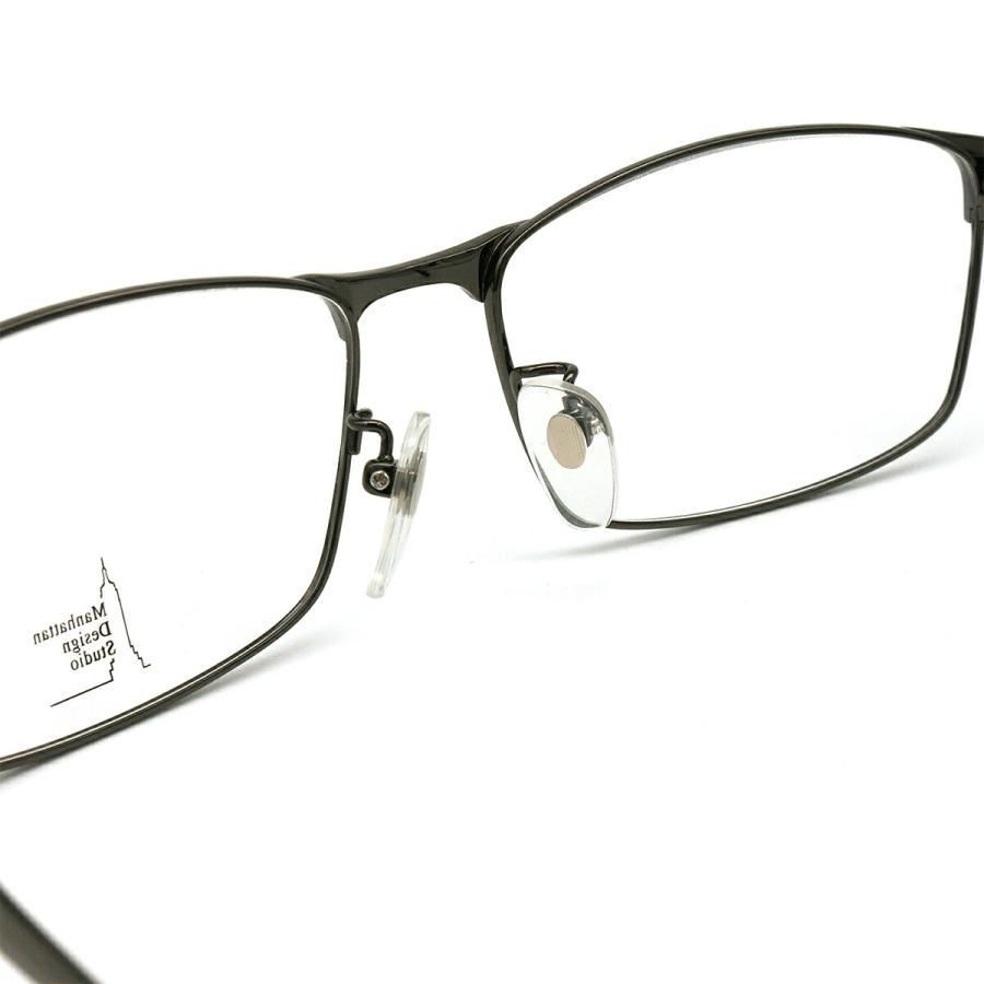 大きいサイズ メガネ MDS-525 col.3 60mm マンハッタンデザインスタジオ BIGサイズ 大きい顔 大柄 フレーム 大きいサイズ メガネ MDS-525 col.3 60mm マンハッタンデザイン