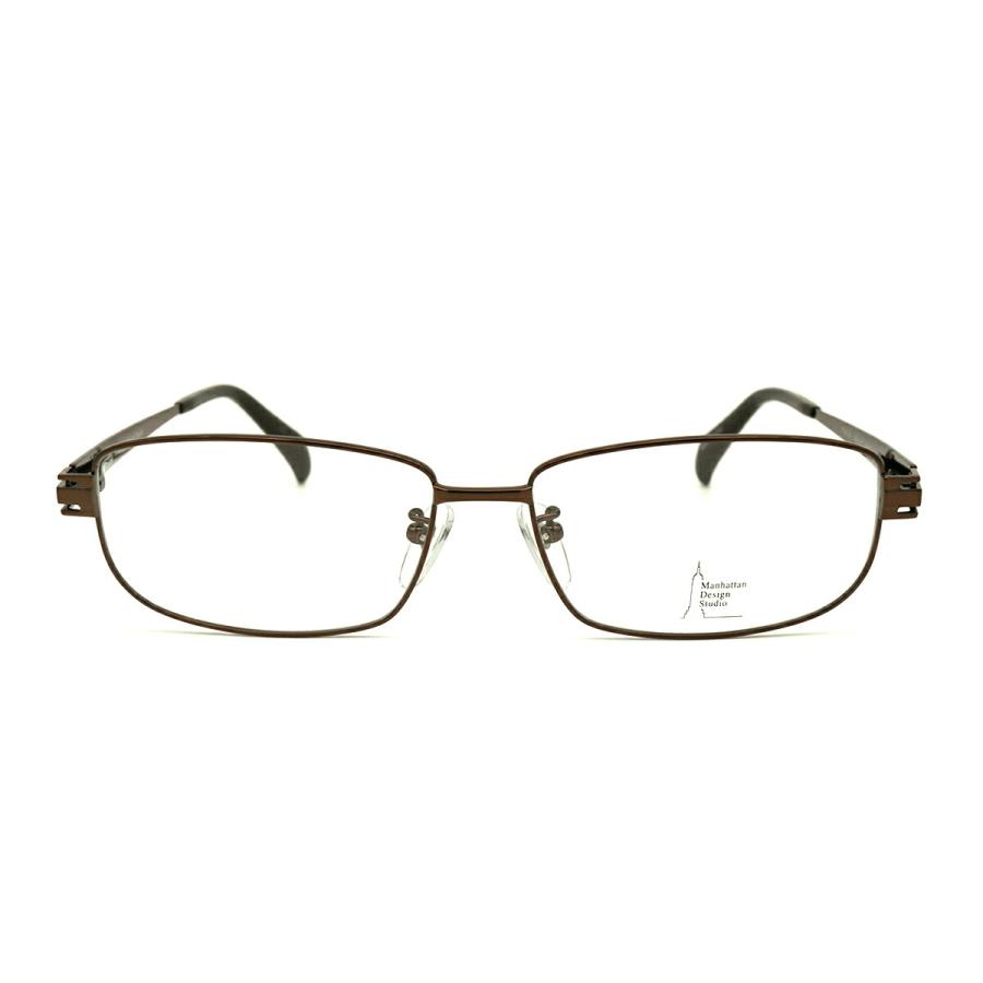 大きいサイズ メガネ MDS-527 col.1 60mm マンハッタンデザイン