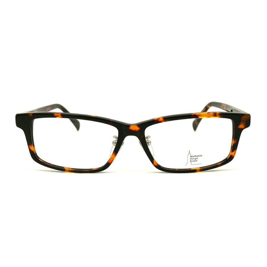 大きいサイズ 伊達 ダテメガネ MDS-529 col.1 60mm マンハッタン