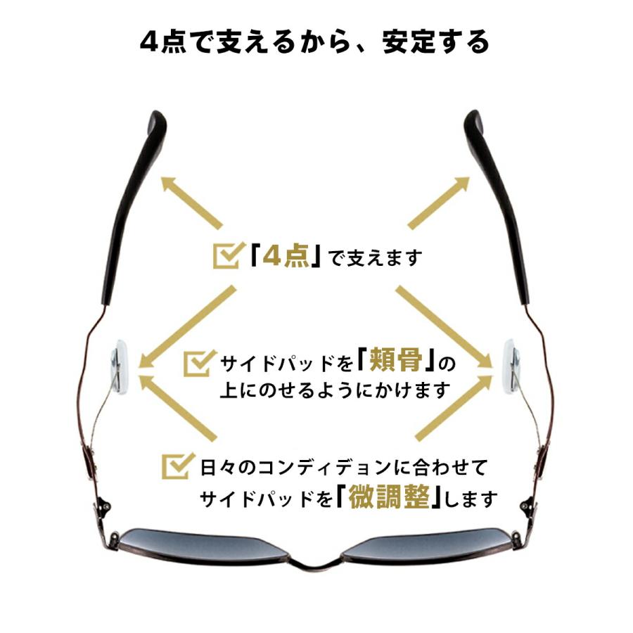 老眼鏡 ネオジン NEOJIN NJ3105 全4色 49mm 鼻パッドなし 化粧 落ちない 跡つかない ネオジン NEOJIN NJ3105 全4色 49mm 鼻パッドなし メガネ フレーム