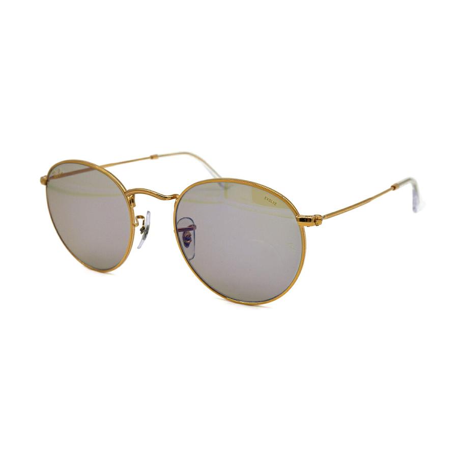 Ray-Ban（レイバン） 調光 サングラス ラウンドメタル RB3447 9196/BL