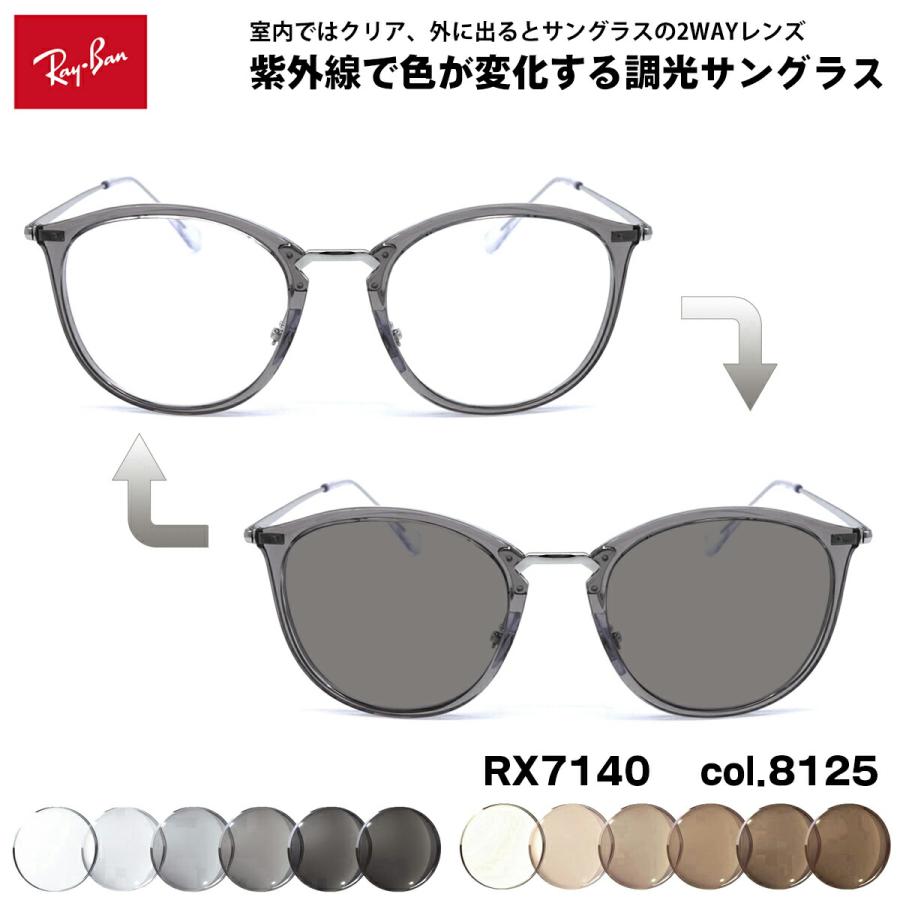 レイバン 調光 サングラス RX7140 (RB7140) 8125 51mm Ray-Ban UV