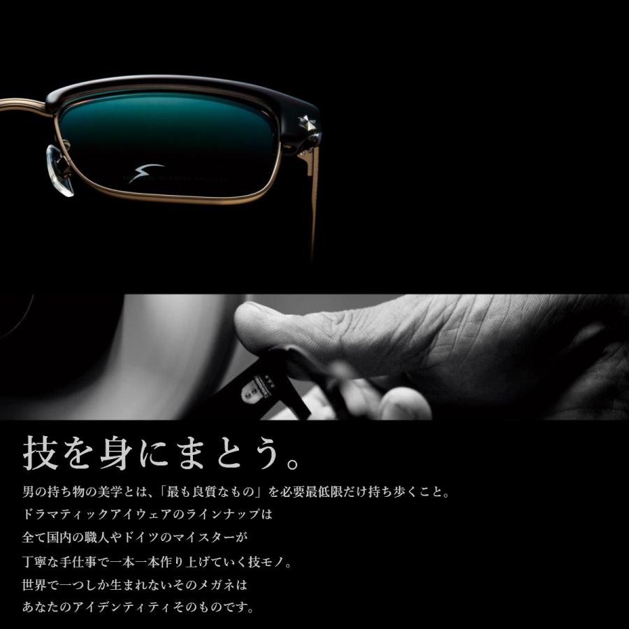 メガネ 鯖江 ソリッドブルー S-231 フレーム ビジネス 伊達 度付き