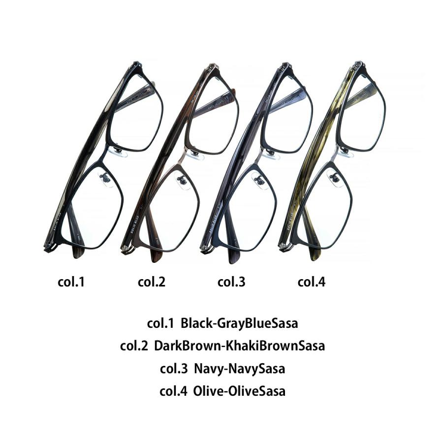 ソリッドブルー メガネ S-262 4色 54mm SOLID BLUE 日本製 鯖江