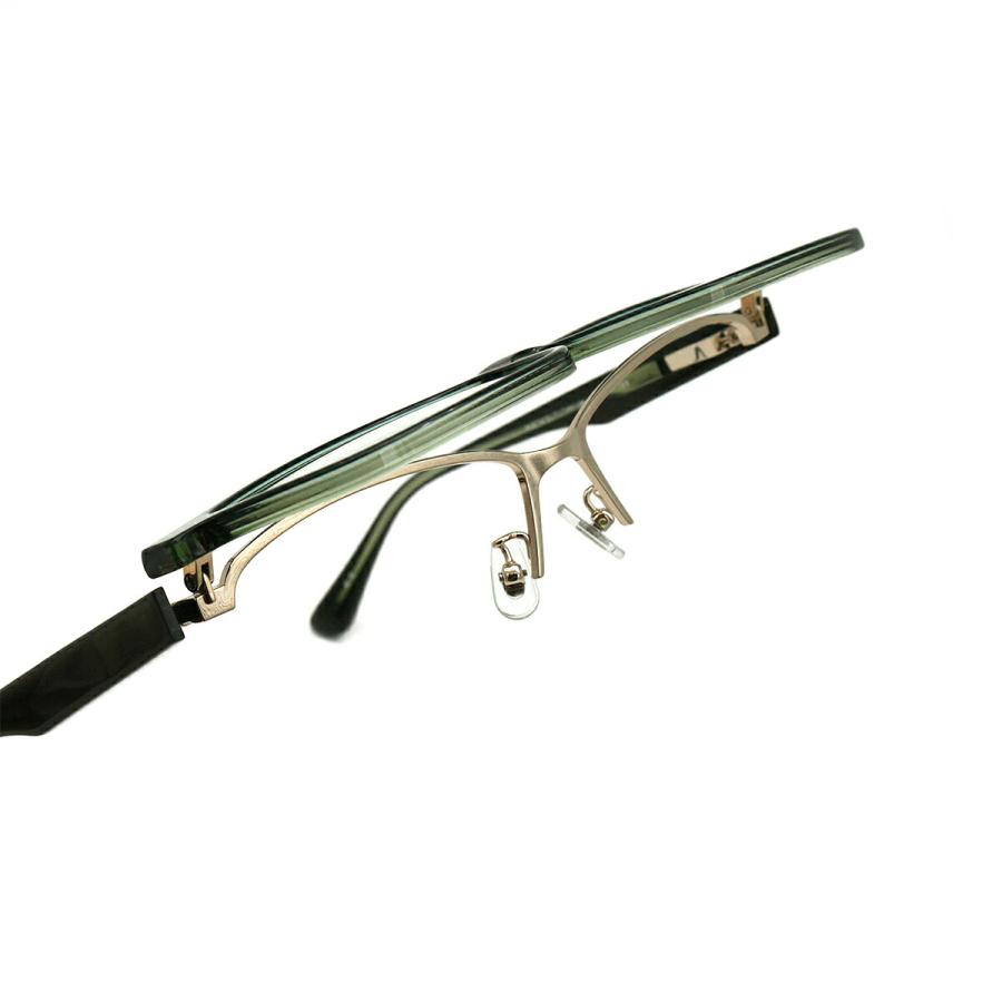 ザックスブルー SB-7148 col.5 57mm SAXE BLUE 跳ね上げ 単式 鯖江