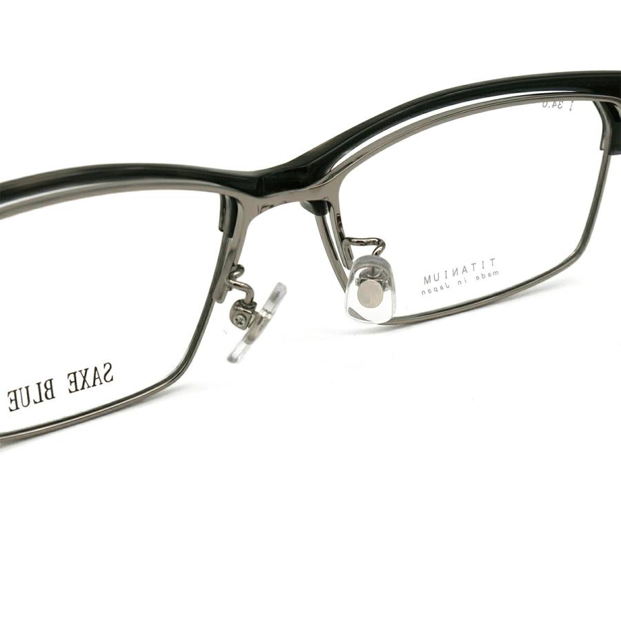 SAXE BLUE ザックスブルー 単式跳ね上げフレーム SB7151-2-56 ザックスブルー SB-7151 col.2 56mm SAXE BLUE 跳ね上げ 単式 鯖江