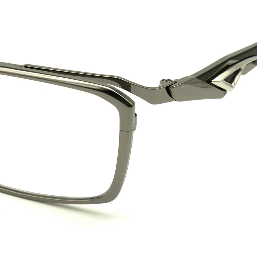 メガネ SS-T124 col.2 58mm グレー 日本製 2024年 サムライ翔 ビジネス