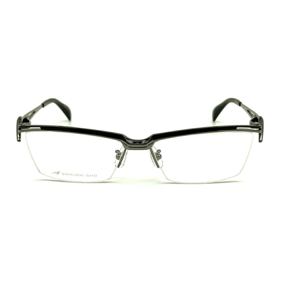 サムライ翔　度付きメガネ　ブルーライトカットつき サムライ翔 2025 メガネ SS-T128 col.3 58mm SAMURAI翔 智 No.64 日本