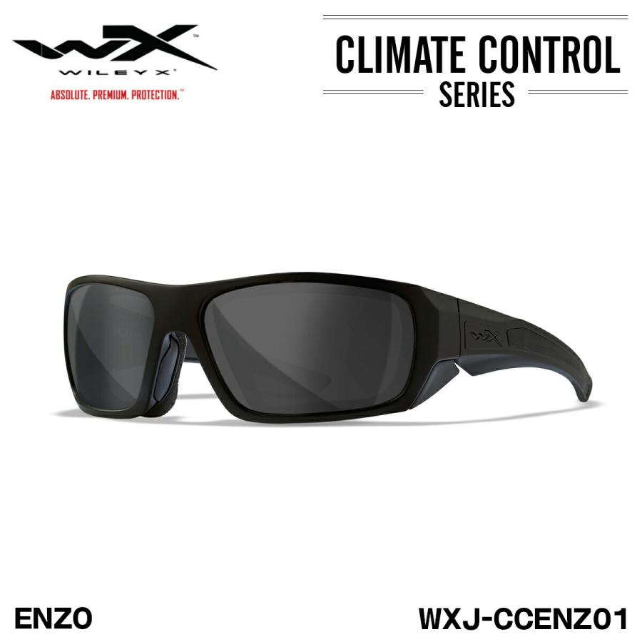 WILEYX ゴーグル サングラス 透明レンズ ブラックレンズ ケース付き ワイリーエックス エンツォ サングラス WXJ-CCENZ01 WILEY X WX