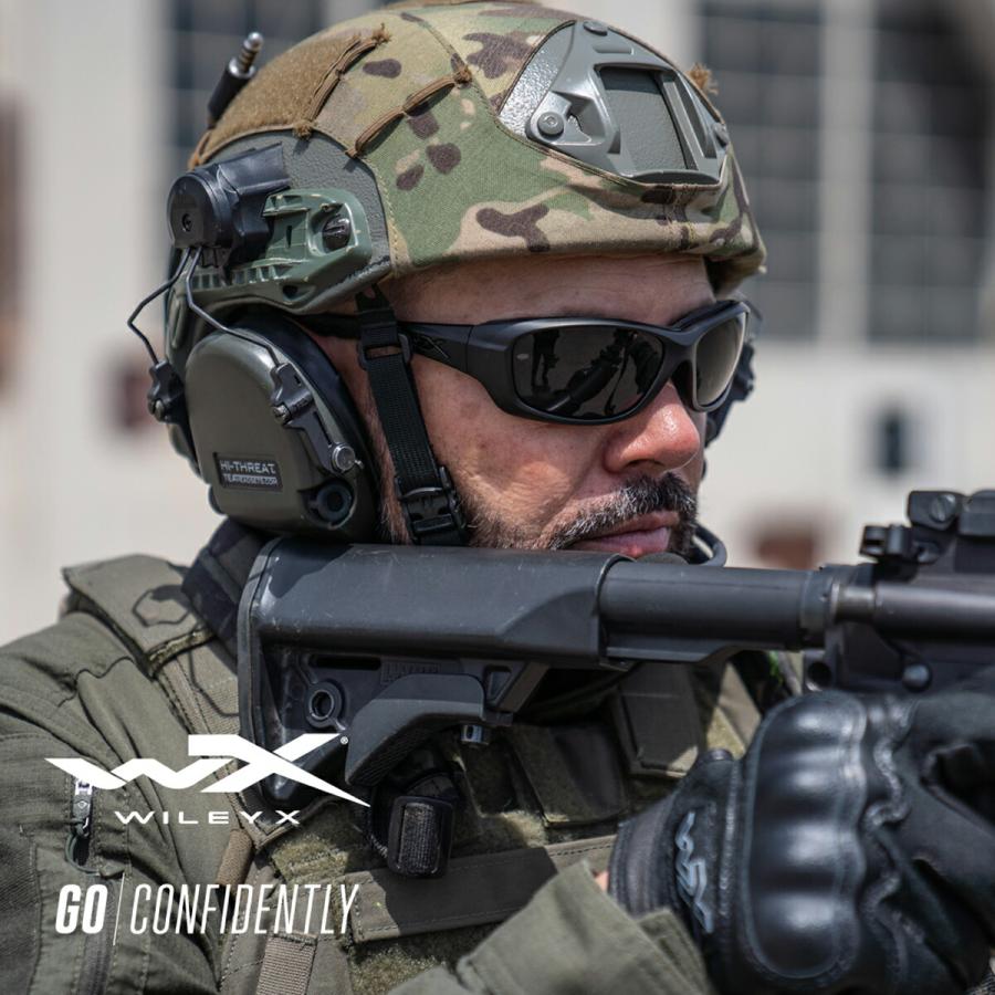 ワイリーエックス グラビティ サングラス WXJ-CCGRA03D WILEY X WX GRAVITY RIM Black Ops マットブラック スモークグレー UVカット_1