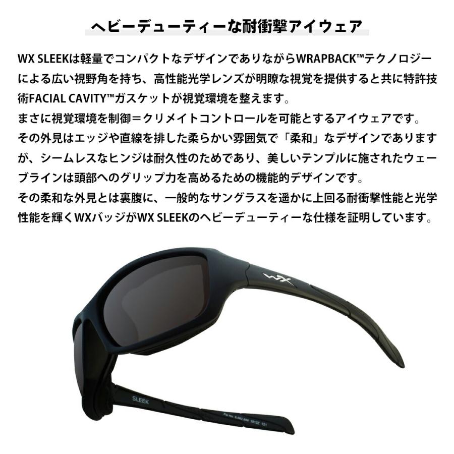 ワイリーエックス スリーク サングラス WXJ-CCSLE01 WILEY X WX SLEEK マットバイオレット シルバーフラッシュ UVカット_1