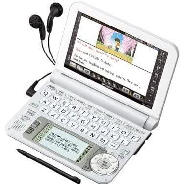 シャープ　電子辞書　Brain　PW-G4000　(ブレーン)　中学生　PW-G4000-W　ホワイト　110コンテンツ　100動画　カラ-