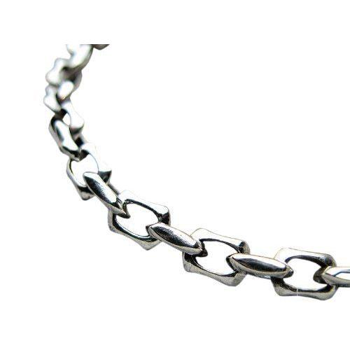 シルバーワン ma サイズ調整可 6mm 50cm極太アンカーカット シルバー925ネックレス チェーン メンズ(10177円)