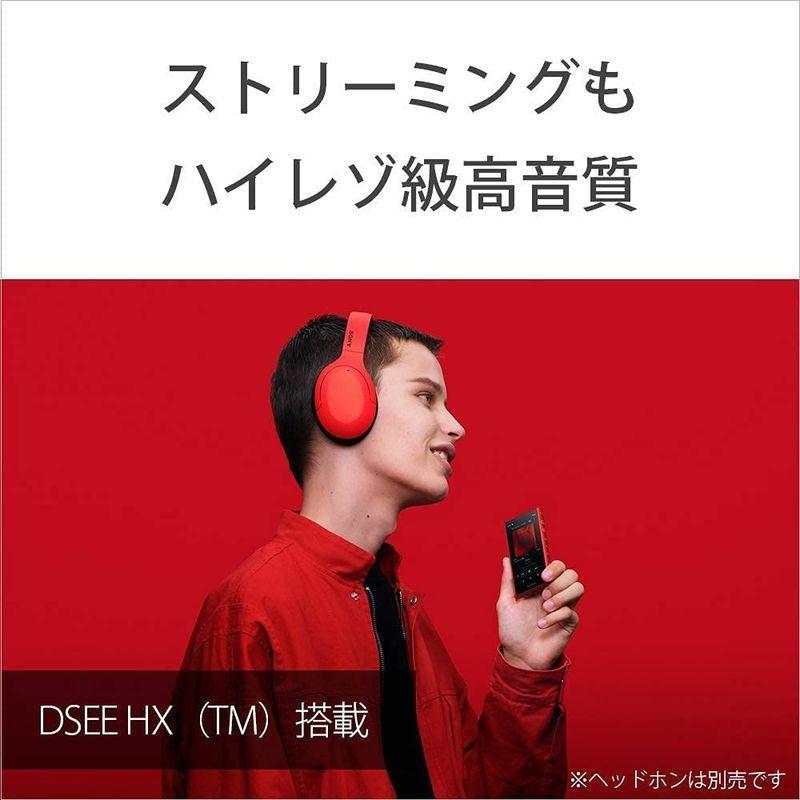 2021春大特価セール! ソニー ウォークマン 64GB Aシリーズ NW-A107 ハイレゾ対応 MP3プレーヤー bluetooth androi MP3プレイヤー搭載 Bluetooth ヘッドホン 赤