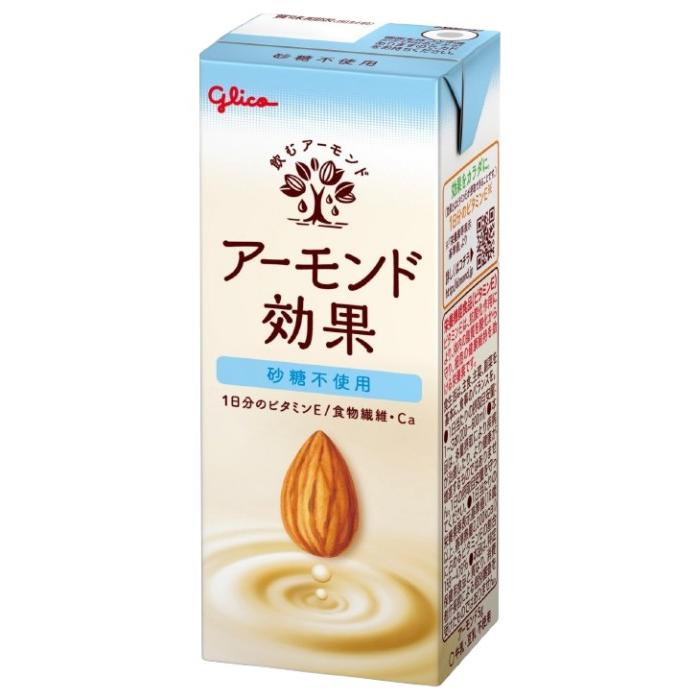 アーモンド効果 グリコ 砂糖不使用 200ml ×1箱【24本】 : アイシャイン