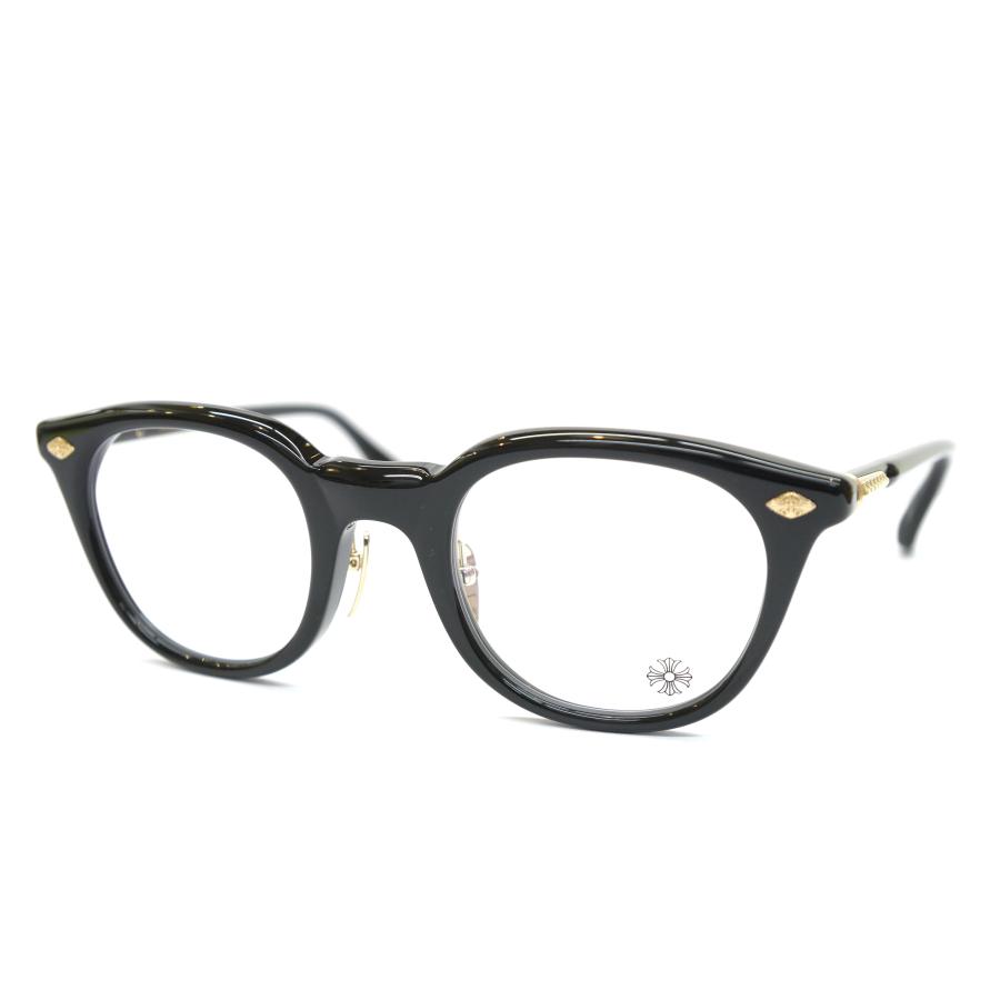 Chrome Hearts　クロムハーツ　メガネフレーム　JUST IN-A　48□24　Col.BK-18KGP