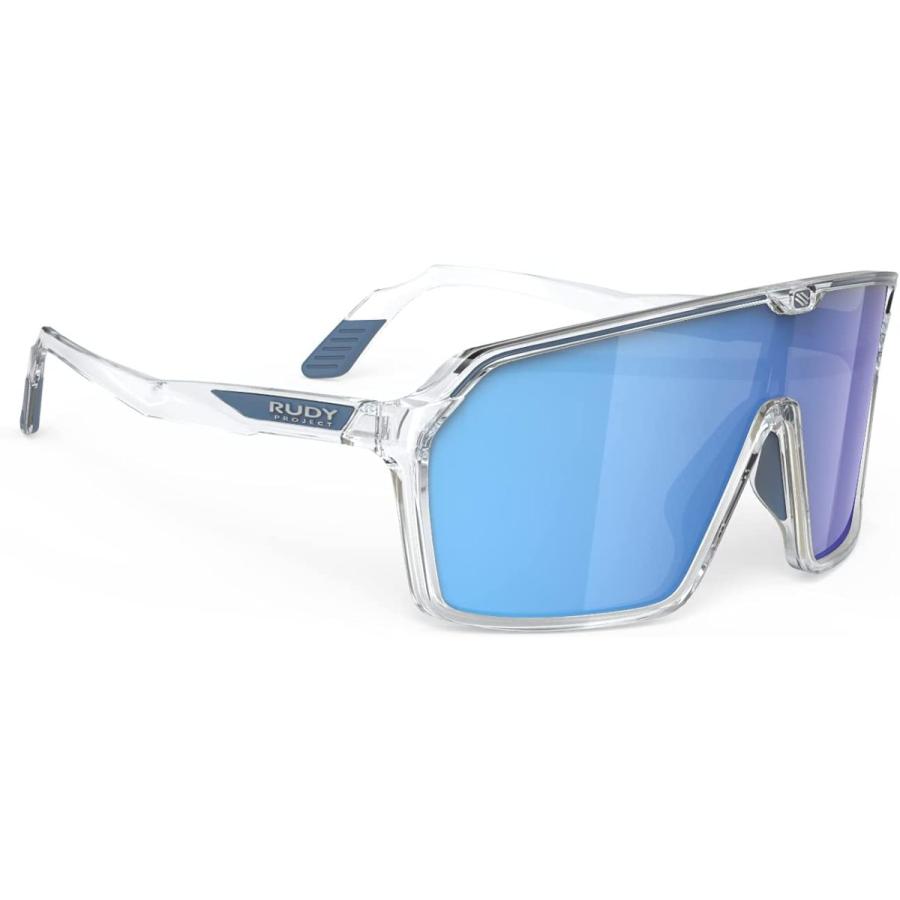 RUDYPROJECT(ルディプロジェクト)スピンシールド クリスタル/マルチレーザーブルー SP723996-0001 ロードバイク、サイクリング、トライアスロン、ランニング