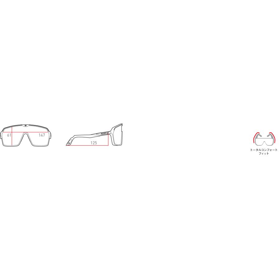 RUDYPROJECT(ルディプロジェクト)スピンシールド クリスタル/マルチレーザーブルー SP723996-0001 ロードバイク、サイクリング、トライアスロン、ランニングの画像