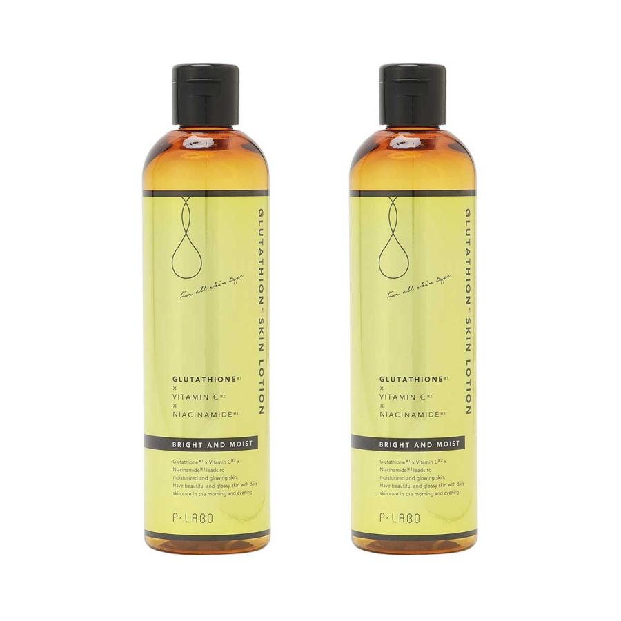 「２本セット」 P/LABO  グルタチオン化粧水 ３００ｍL ナチュリア 透き通るような輝くツヤ肌へ！！ （宅配便） | 