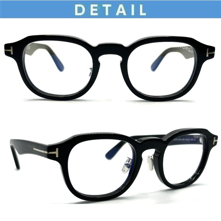 [正規品] TOM FORD トムフォード TF6019-D-B 005 メガネ 度付き対応 レンズ付き 太枠 セルフレーム ブルーライトカット アジアンフィット ギフト プレゼント_2