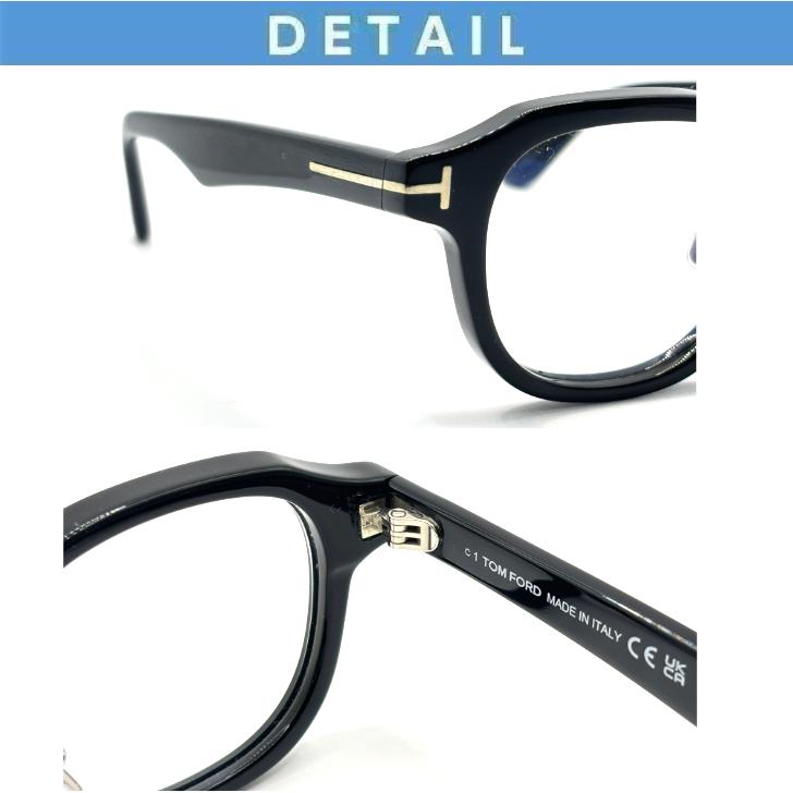 [正規品] TOM FORD トムフォード TF6019-D-B 005 メガネ 度付き対応 レンズ付き 太枠 セルフレーム ブルーライトカット アジアンフィット ギフト プレゼント_4
