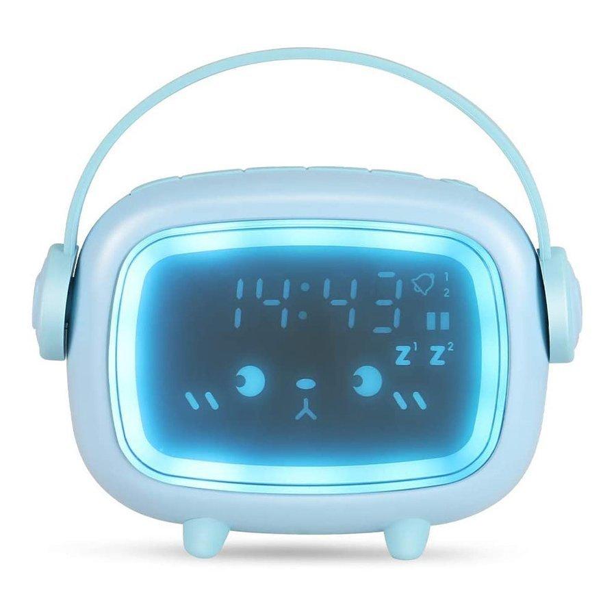 目覚まし時計 大音量 こどもの睡眠トレーニング時計 デジタル 置き時計 かわいい 温度計 アラーム スヌーズ機能付き 音感センサー Niu1126a624 Eymgoods 通販 Yahoo ショッピング